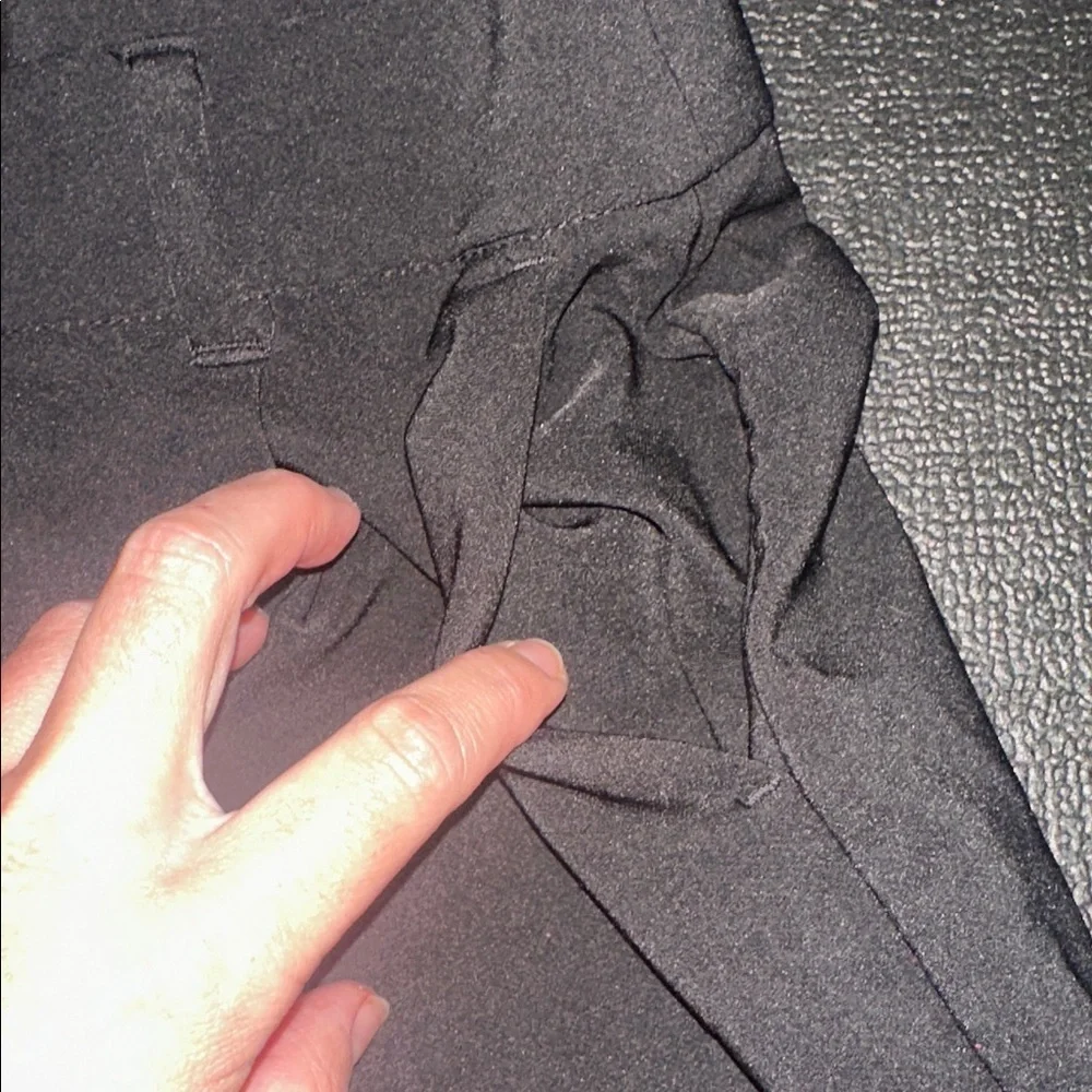 Maurices Sleek Black Pants 8 short - Picture 2 of 10